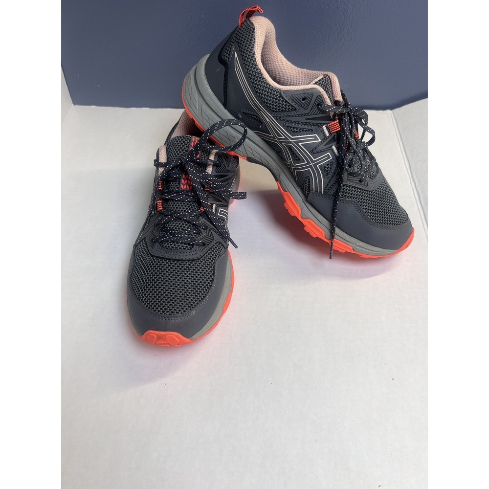 ASICS GEL Venture 6 Women's Dark Gray Trail Running Shoes Size 9 WIDE -